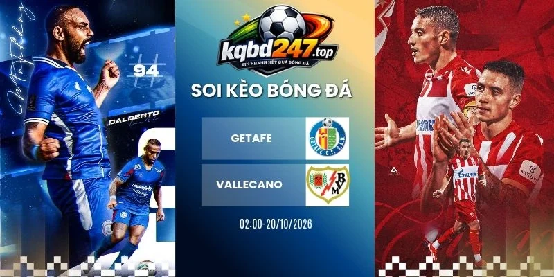soi keo getafe vs vallecano la liga 20 10 2026